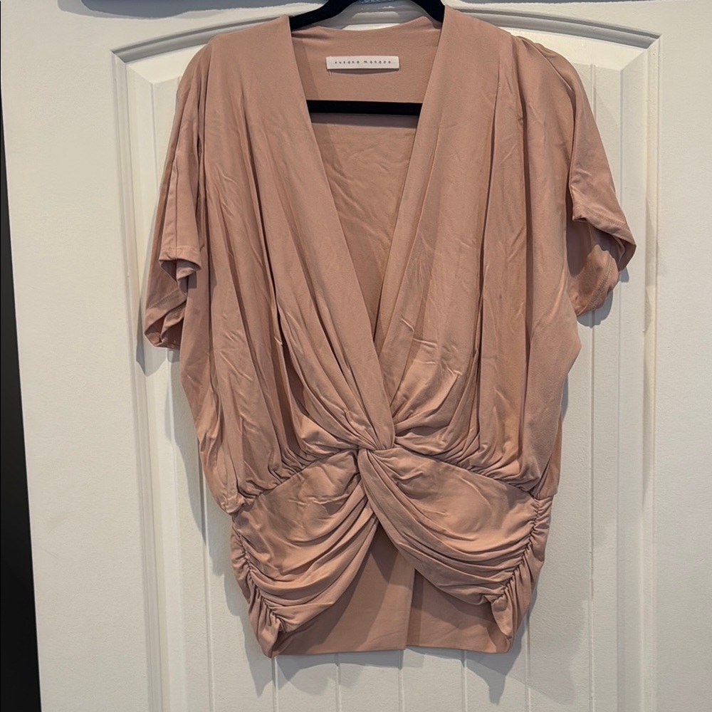 Susan Monaco Women's Blush Drape Top